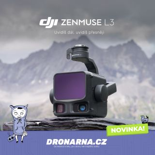 Představujeme novou DJI Zenmuse L3 – revoluci v Lidar mapování! Zapomeňte na 5-10 minutové čekání na zemi, než se IMU...