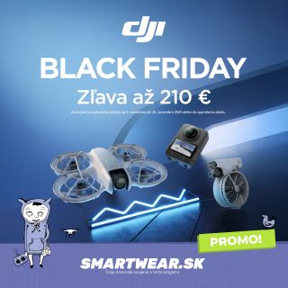 🔥 DJI BLACK FRIDAY 2025 JE TU! 🔥 Získaj zľavu až 210 € na svoje obľúbené DJI produkty – drony, kamery a stabilizátory,...