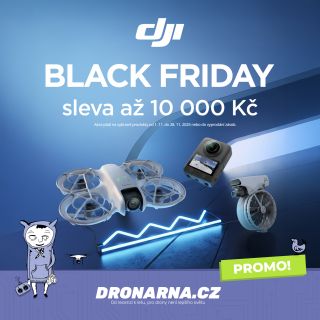 🔥 DJI BLACK FRIDAY 2025 JE TADY! 🔥 Získej slevu až 210 € na své oblíbené DJI produkty – drony, kamery a stabilizátory,...